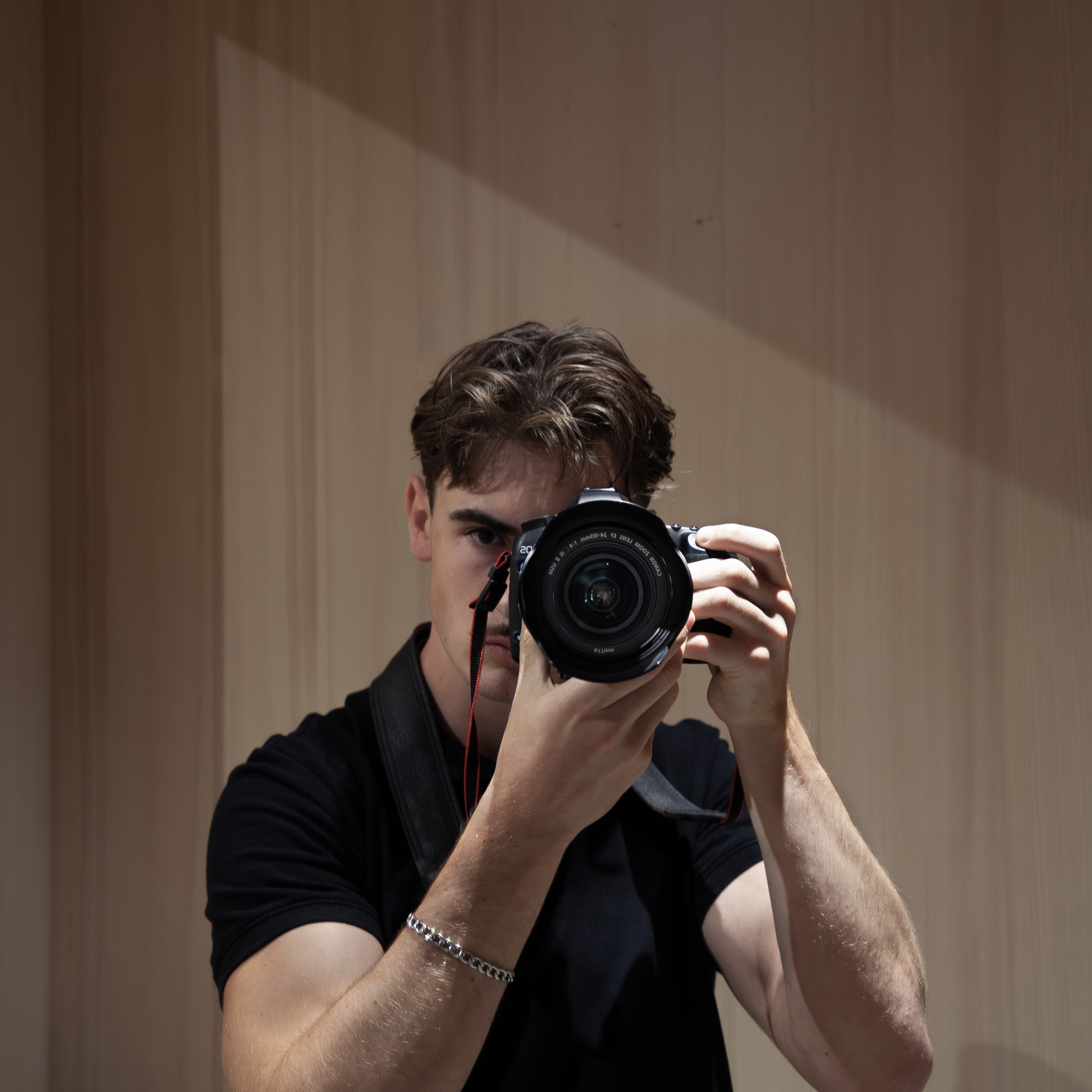 Julian Zauner mit Kamera